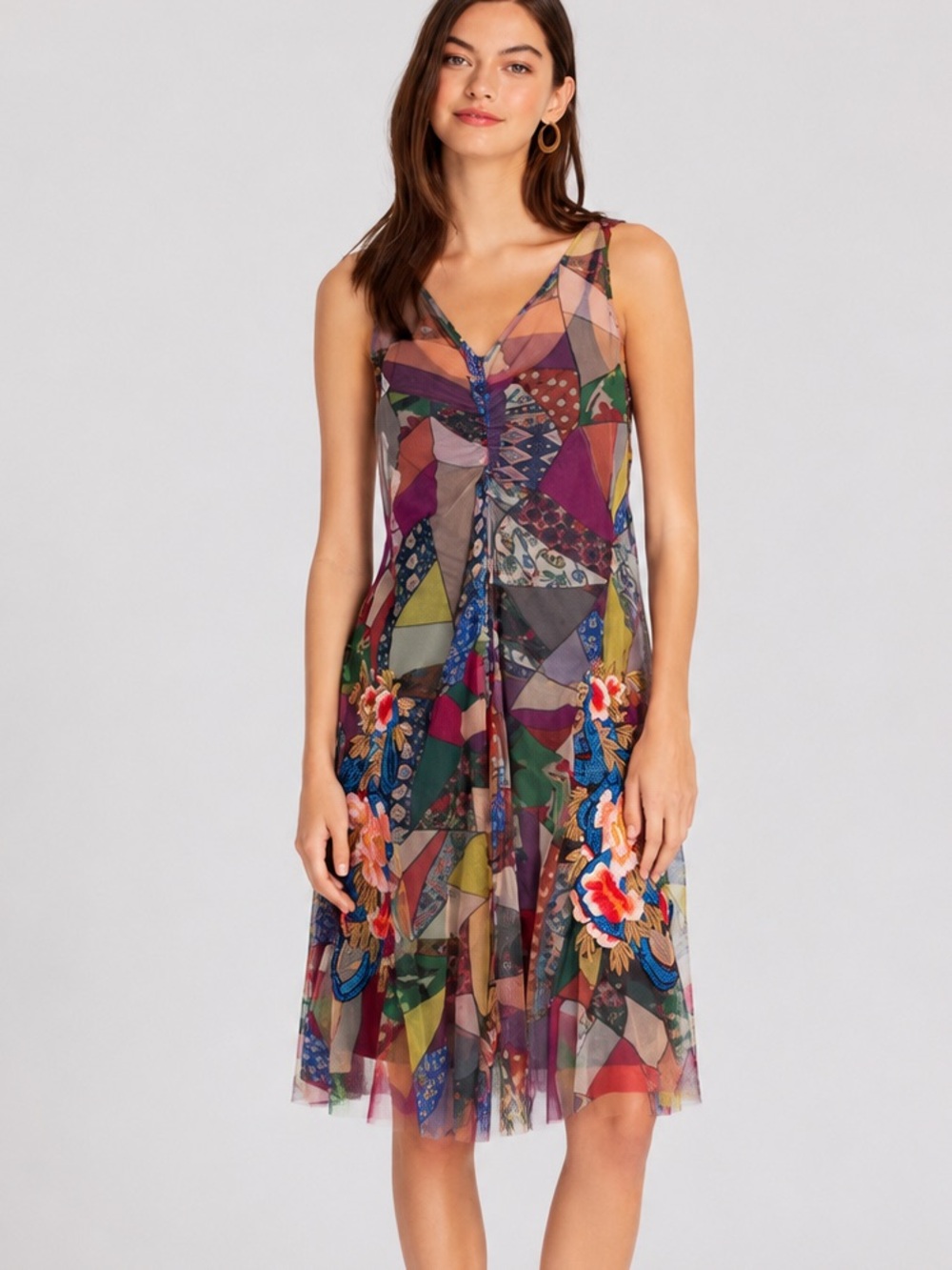 Johnny Was Biya CASSIA MESH DRESS